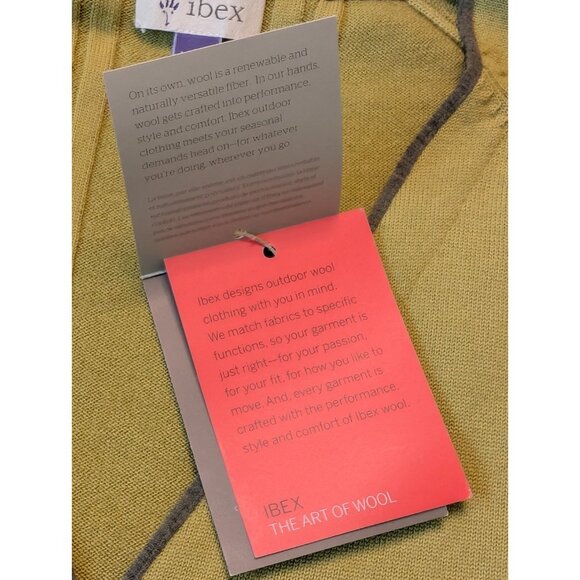 Ibex Cardigan Women's NWT Green Cashmere Wool Knit Sweater Size Small - Picture 10 of 12